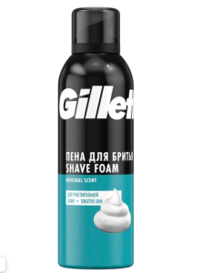Пена для  бритья Жиллетт SERIES  Успокаивающая  200мл 8001090870483