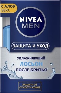 Лосьон после бритья Nivea Men Увлажняющий Защита и уход 100 мл 4005900369017