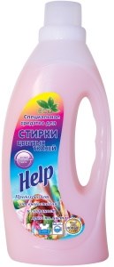 Жидкое средство для стирки Help для Цветных тканей 1 л 4605845003801