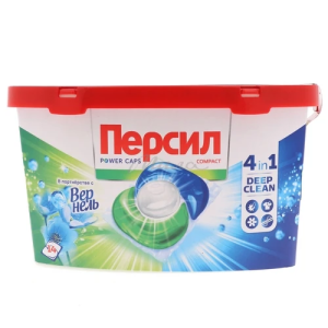 Капсулы для стирки Персил Пауэр 4в1 СоВ, 14шт 4660286507424