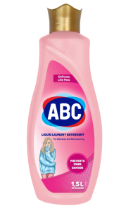ABC Жидкое стиральное средство для ДЕЛИКАТНОГО  1,5 л 8690511191735