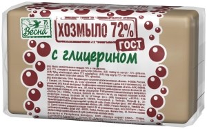 ВЕСНА Хозмыло 72% ГОСТ(с глицерином) 140г 4601313010432