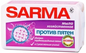 Хозяйственное мыло Sarma Против пятен 140 г 4600697111506