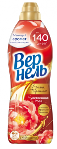 Кондиционер для белья Вернель Ароматерапия Чувственная роза 870 мл 9000101427448
