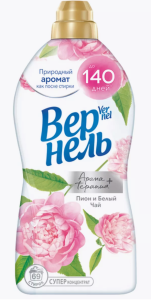 Кондиционер для белья Вернель Ароматерапия+ Пион и белый чай 1,74 л 9000101427851