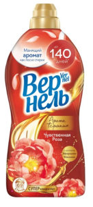 Кондиционер для белья Вернель Ароматерапия Чувственная роза 1,74 л 9000101427417