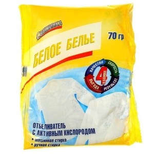 Отбеливатель Свежинка Белое белье 70 г 4607023652764
