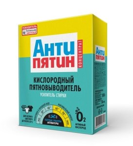 Пятновыводитель Антипятин Активный кислород порошок 300 г 4601892007113