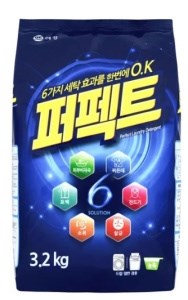 Стиральный порошок KeraSys ПЕРФЕКТ МУЛЬТИ СОЛЮШН с кислородным отбеливателем 3,2 кг 8801046391945