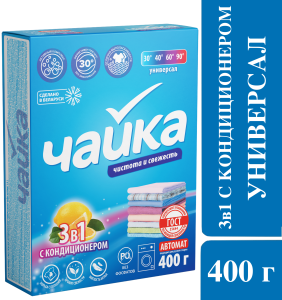 Стиральный порошок Чайка Универсал 3в1 400 г 4814628009231