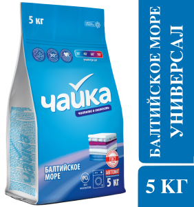 Стиральный порошок Чайка Универсал Балтийское море 5 кг 4814628002720