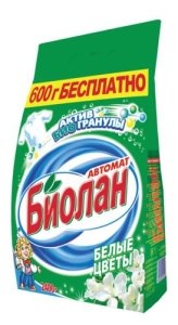 Стиральный порошок Биолан Белый Цветы автомат 1,2 кг 4604049013494