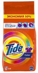 Порошок стиральный Тайд  автомат 15кг   Колор 8700216238090