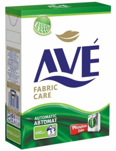 AVE Порошок стиральный автомат для всех видов тканей   450гр 6260010536942