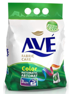 AVE Порошок стиральный автомат для стирки цветных вещей  3000г 6260010536812