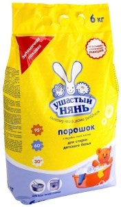 Стиральный порошок Ушастый нянь для детского белья 6 кг 4600697010151