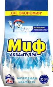Стиральный порошок Миф Морозная свежесть автомат 6 кг 5413149352902