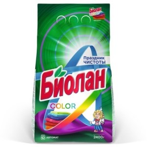 Стиральный порошок Биолан Color автомат 2,4 кг 4604049011117