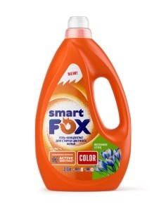 SMART FOX   Гель-концентрат для стирки  COLOR Весеннее утро    2,04л 4660304070138