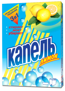 Стиральный порошок Аист Капель Лимон 400 г 4600905000851