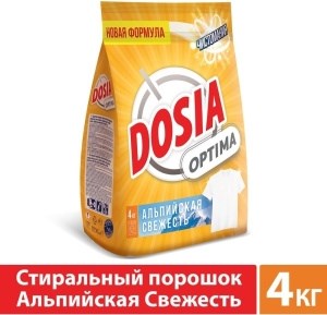 Стиральный порошок Dosia Optima Альпийская свежесть 4 кг 4640018993268