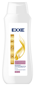 EXXE Бальзам-ополаскиватель PROTEIN PLUS "Протеиновое восстановление", 400 мл 4620739980563