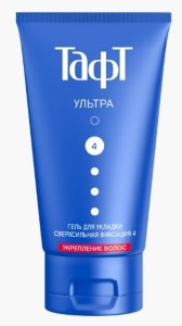 Гель для укладки волос Taft Ultra Укрепление волос сверхсильная фиксация (4) 150 мл 4015000248877