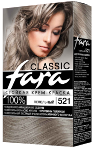 Краска для волос Fara Classic тон 521 Пепельный 4640011153478