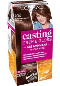 Краска для волос L'Oreal Paris Casting Creme Gloss тон 518 Карамельный Мокко 3600523998128