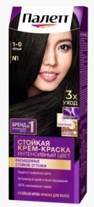 Краска для волос ПАЛЕТТ N1 оттенок Черный 4015100185232