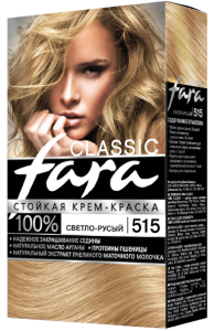 Краска для волос Fara Classic тон 515 Светло-русый 4607014959025