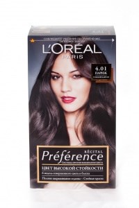Краска для волос L'Oreal Paris Preference тон 4.01 Париж Глубокий Каштан 3600521916704