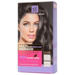 MY  Стойкая  Крем- Краска для волос   1/0  Черный 6260482522542