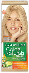 Краска для волос Garnier Color Naturals оттенок 10 Белое Солнце 3600540168429