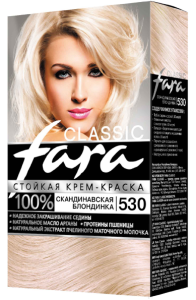 Краска для волос Fara Classic тон 530 Скандинавская блондинка 4607014959070