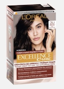 Краска для волос L'Oreal Paris Excellence тон 2U Темно-каштановый 3600523998661