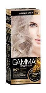 Крем-краска для волос Gamma Perfect Color тон 9.0  Сияющий блонд, 100мл 4600936171360