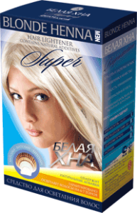 Осветлитель для волос Blonde Henna Super Белая хна 70 г 4607051791367