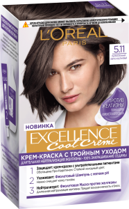 Краска для волос L'Oreal Paris Excellence тон  5.11 Светлый  Каштан 3600523943111