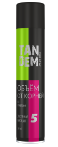 Сибиар Лак TANDEM  Объем от корней  №5 сильная фиксация 360мл 4600171535194