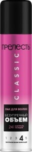 Лак для волос Прелесть Классик экстраcильная фиксация (4) 200 мл 4600104004704
