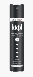 Лак для волос ТАФТ Power Невидимая фиксация мегафиксация (5) 225 мл 4015000983686