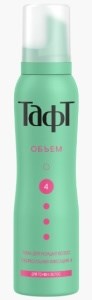 Пена для укладки волос ТАФТ Объем для тонких волос сверхсильная фиксация (4) 150 мл 4605966003643