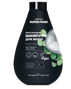 Шампунь питат.для волос Кокос&Лотос Café Mimi Super Food 370 мл 4607967671838