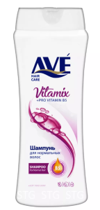 AVE Шампунь для нормальных волос  в пластиковых флаконах, 400 мл 6260010522853