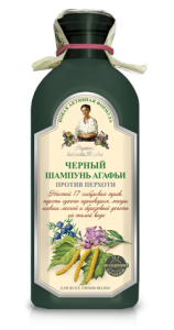 Шампунь для волос РБА Черный Против перхоти 350 мл 4607040318599