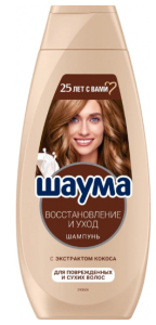 Шампунь для волос Шаума Восстановление и уход  360 мл 4015100747522