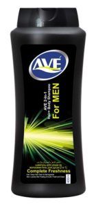 AVE Шампунь-гель для душа 2 в1 мужской  (совершенная свежесть), 400мл. 6260010540994
