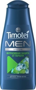 Шампунь для волос Timotei Men Интенсивная защита от перхоти 400 мл 8717644419519