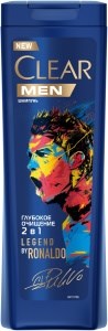 Шампунь для волос мужской Clear vita ABE Глубокое очищение 2в1 400 мл 8717644144671